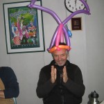 Andy in his birthday hat