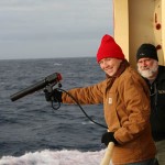 (12) Reny and Pat dropping an XBT in the Drake Passage