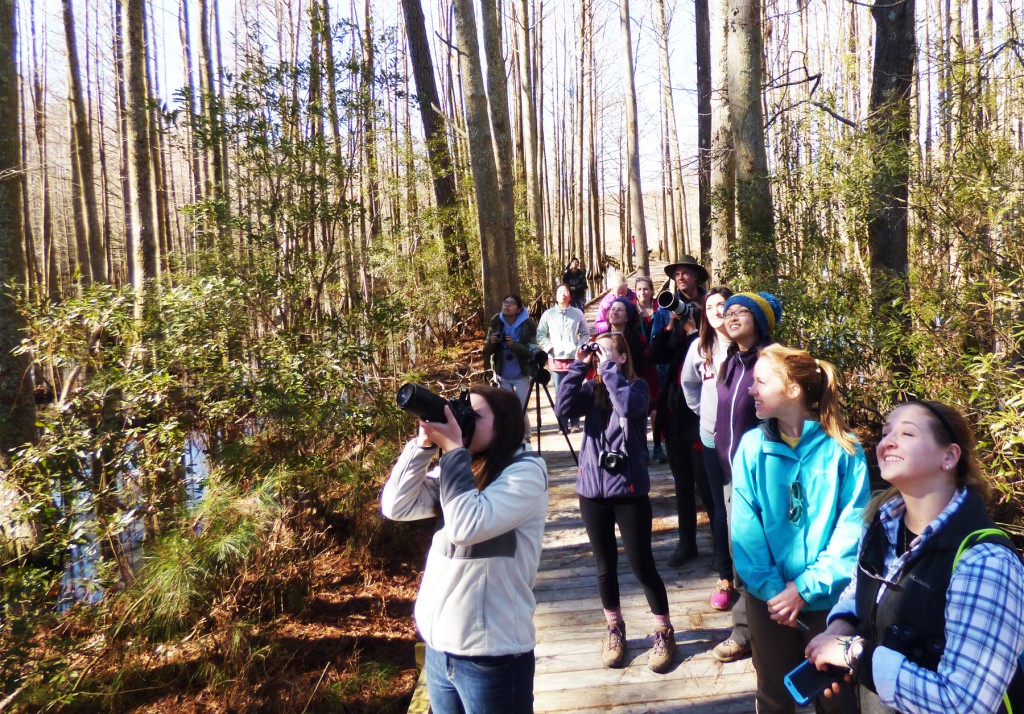 Duke Students at Mattamuskeet National Wildlife Refuge