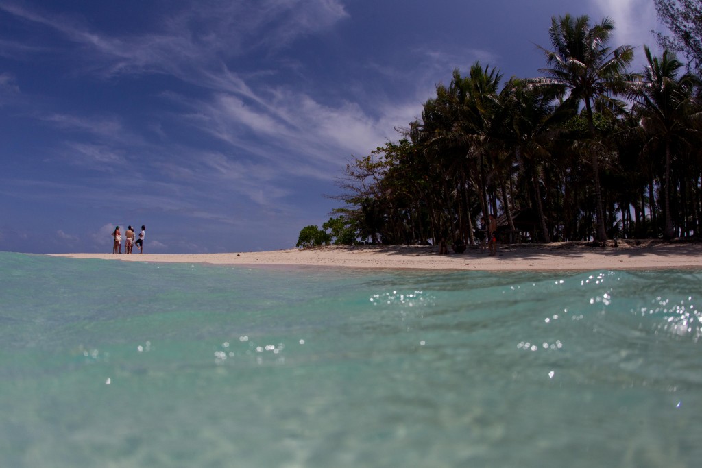 One of the many perfect islands dotting Siargao's shores. 