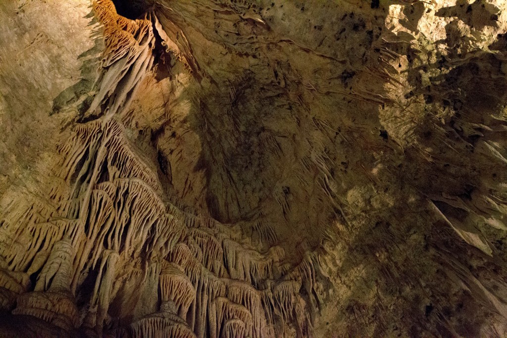 These travertine drapery flows were some of my favorites. 