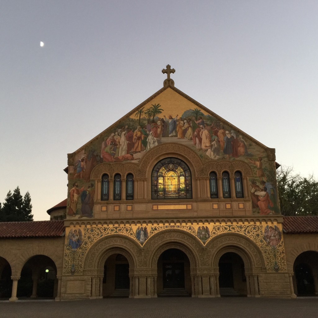 From one beautiful campus chapel to another. 