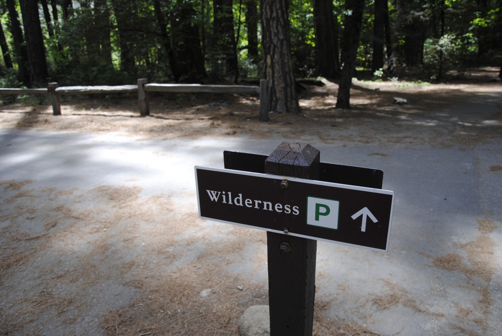 parking for the wilderness