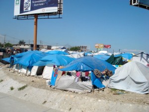 Haitian refugee camp