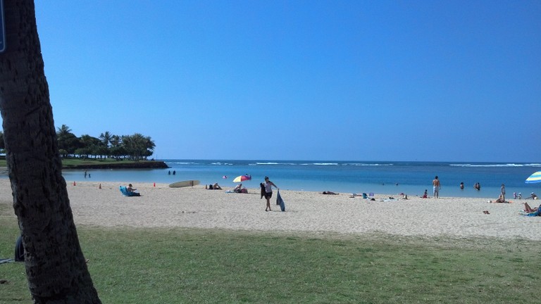 Ana Moana Beach Park in Waikiki