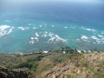 One of the incredible views from the summit of Diamond Head.