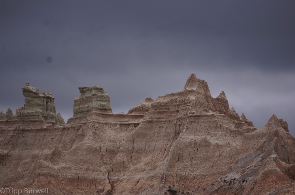 Spires. Badlands National Park.