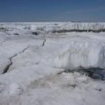 Ice on the James/Hudson Bays.