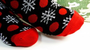 Snowflake Socks by Linnaea Mallette