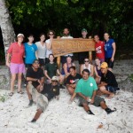 The class and our Palauan teachers at Ulong Island.