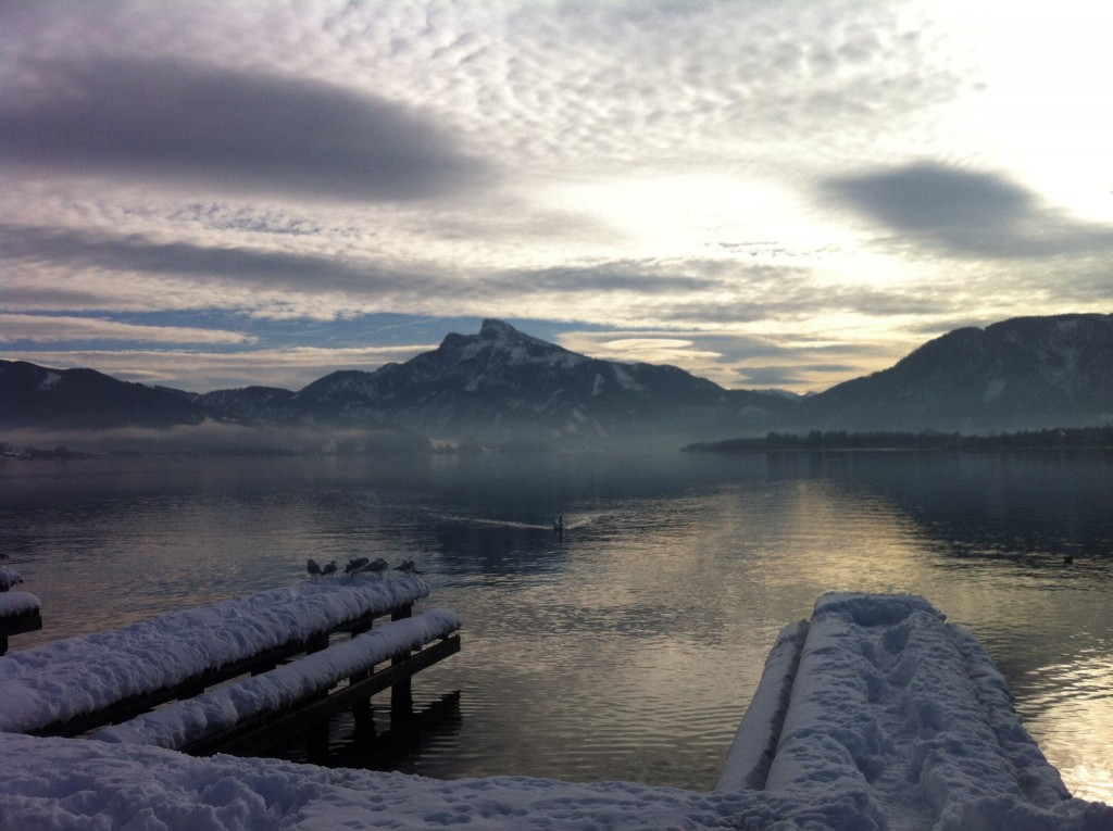 It's easy to see how the beauty of Mondsee Lake, Austria, inspires many, most famously the Sound of Music. 