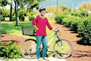 Local PhD student bikes or walks to school every day.