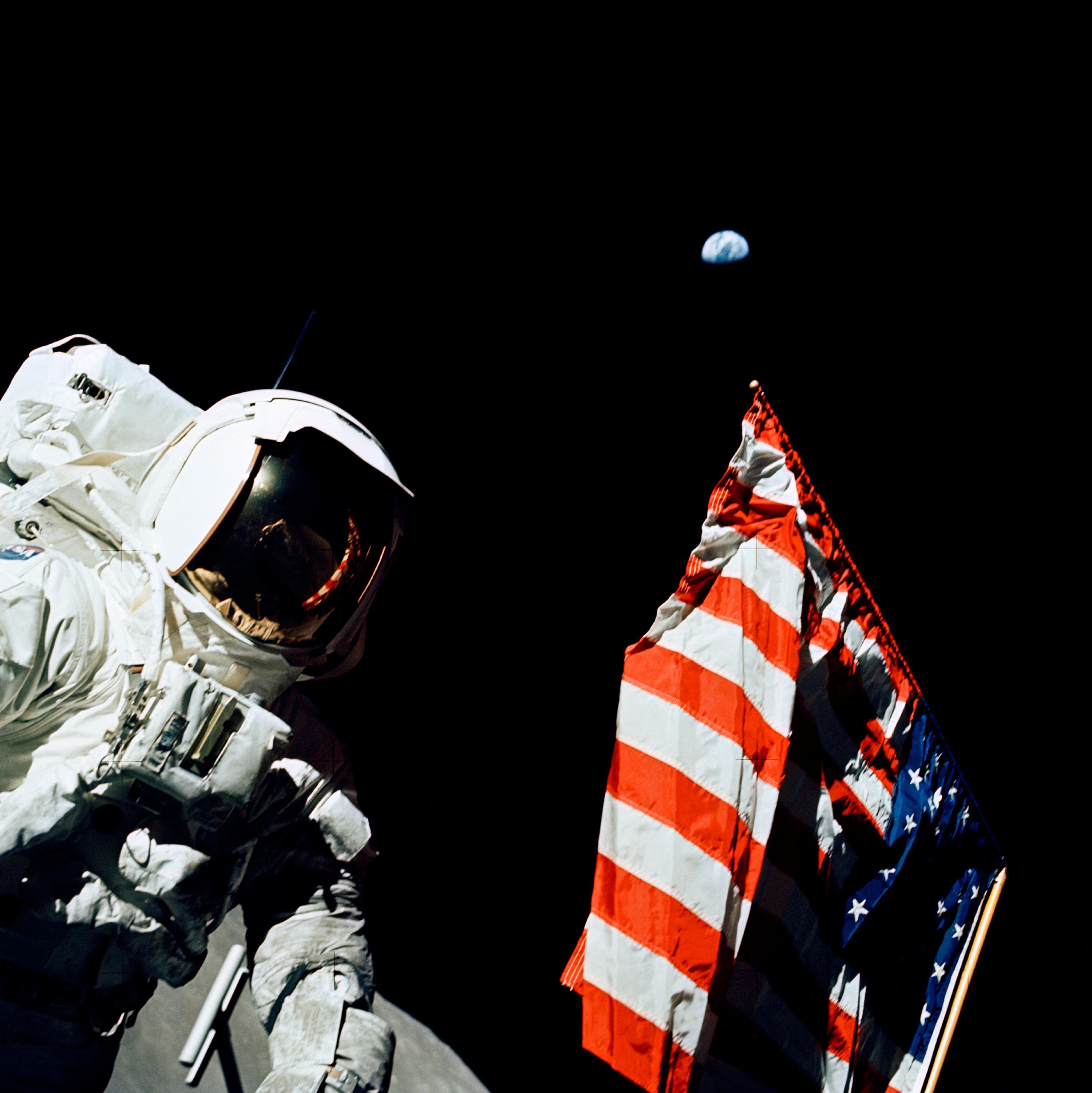 NASA moonwalk
